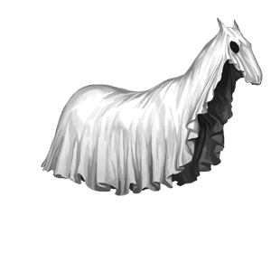 unicornio de montar fantasma