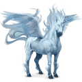 unicornio poni alado  elemento de aire