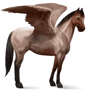 pegaso de montar roano