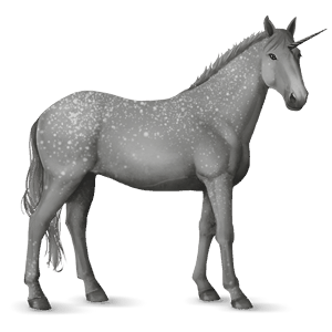 unicornio de montar palomino