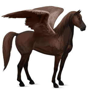 pegaso de montar tennessee walker bayo tostado