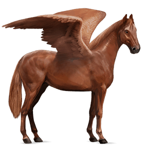 pegaso de montar tennessee walker alazán