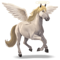 pegaso de montar Ángel demoniaco