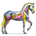 caballo divino arte pop