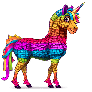 unicornio de montar pura raza española gris claro